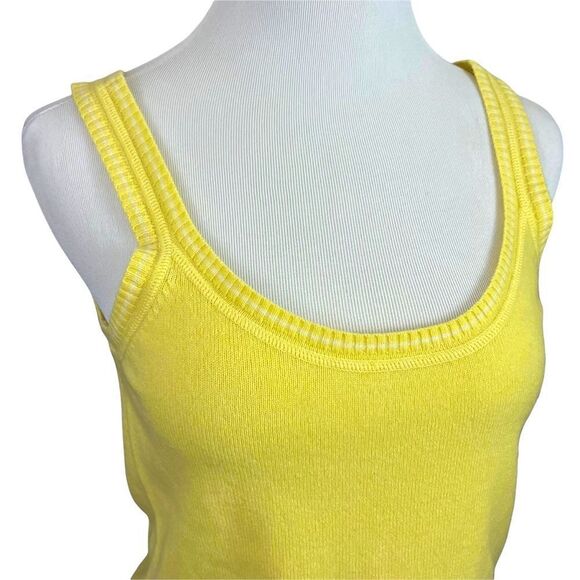 Worth Vintage Y2K Yellow Cashmere Tank Top Sweater S - Picture 2 of 5